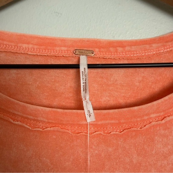 Free People Peach Carissa Tee Dress - Picture 5 of 8